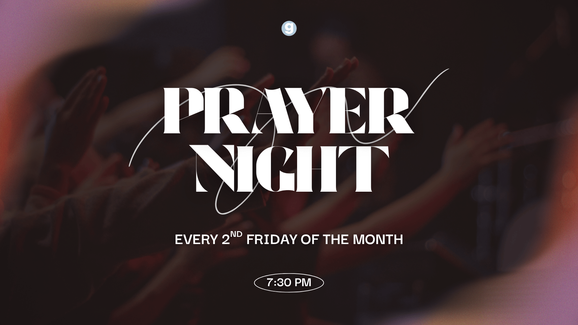Flyer for Prayer Night